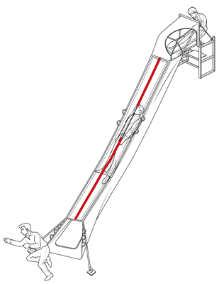 Sloping Escape Chute (Mobile Type)